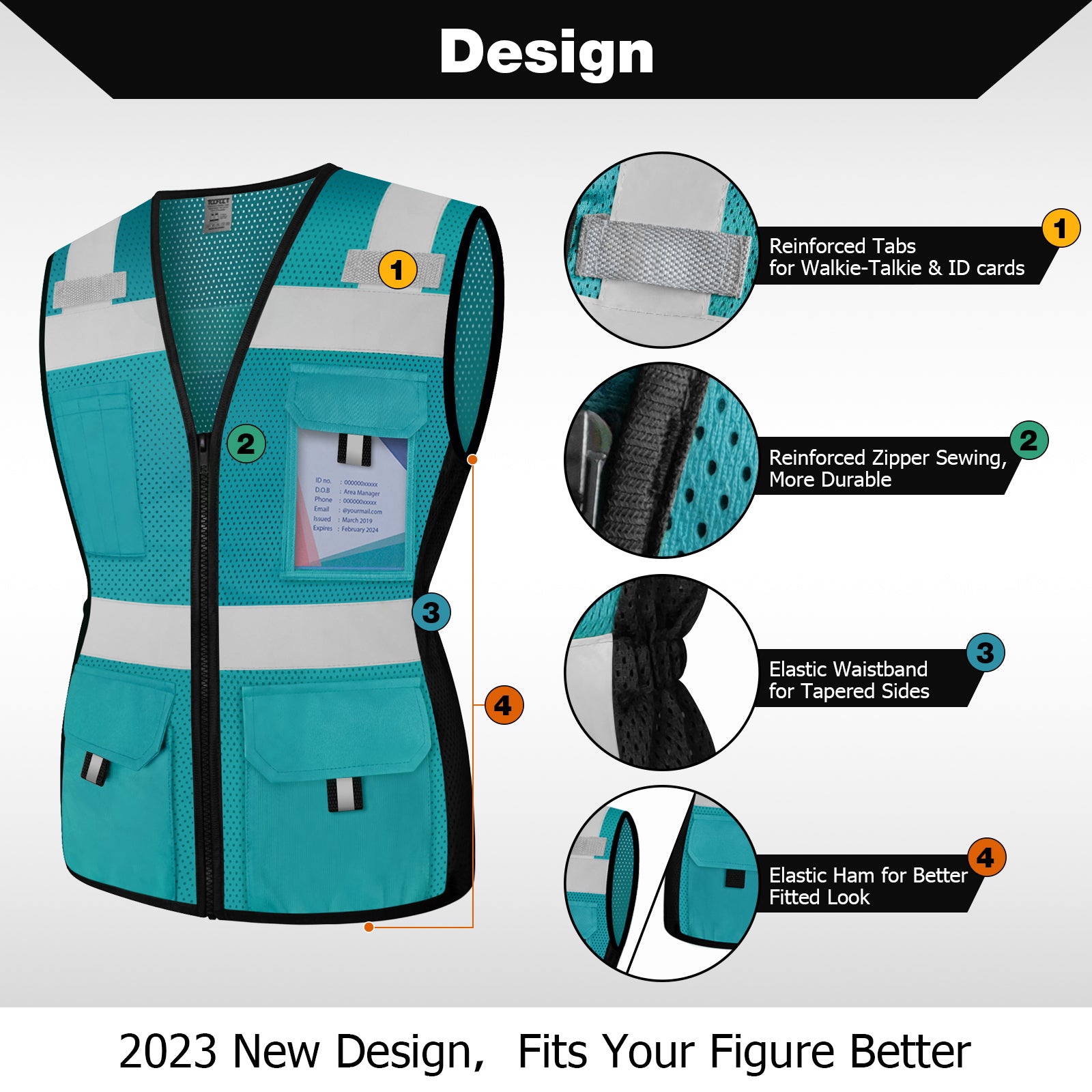 【新品未使用タグ付き】CITYSHOP KIRAKIRA VEST 1287FR-Z-RD | Lime | Ironwear